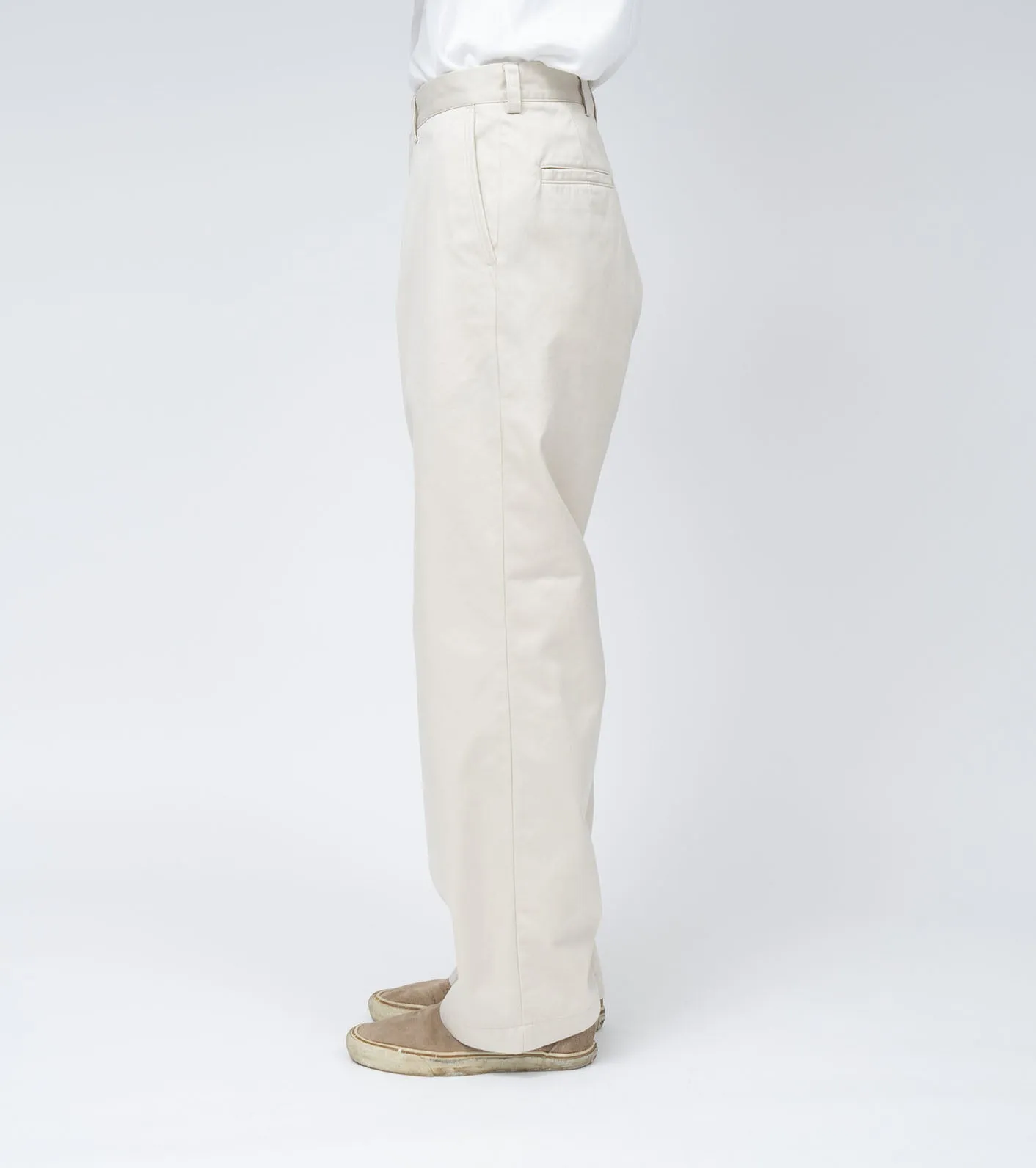 Wide Straight Chino Pants