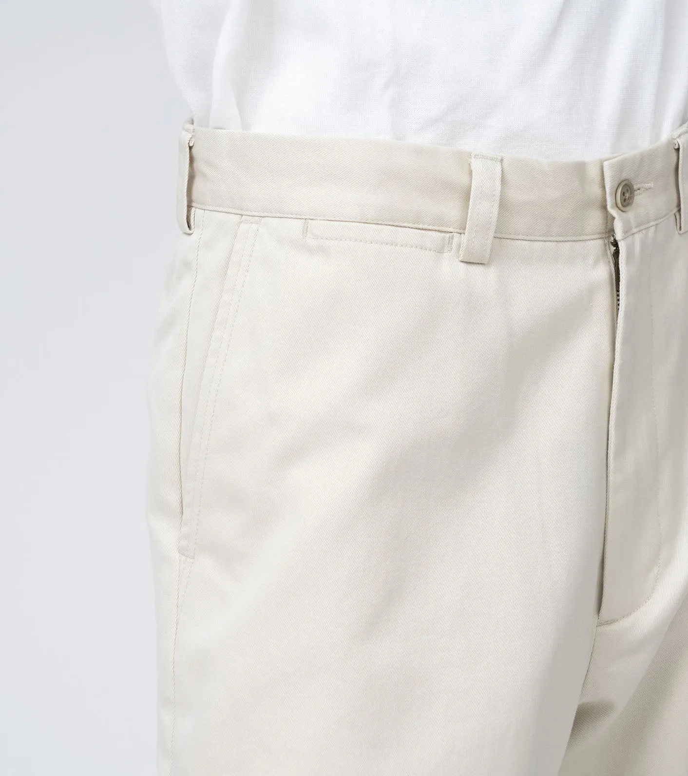 Wide Straight Chino Pants