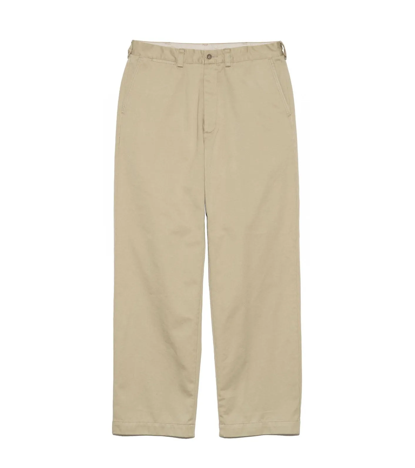 Wide Straight Chino Pants