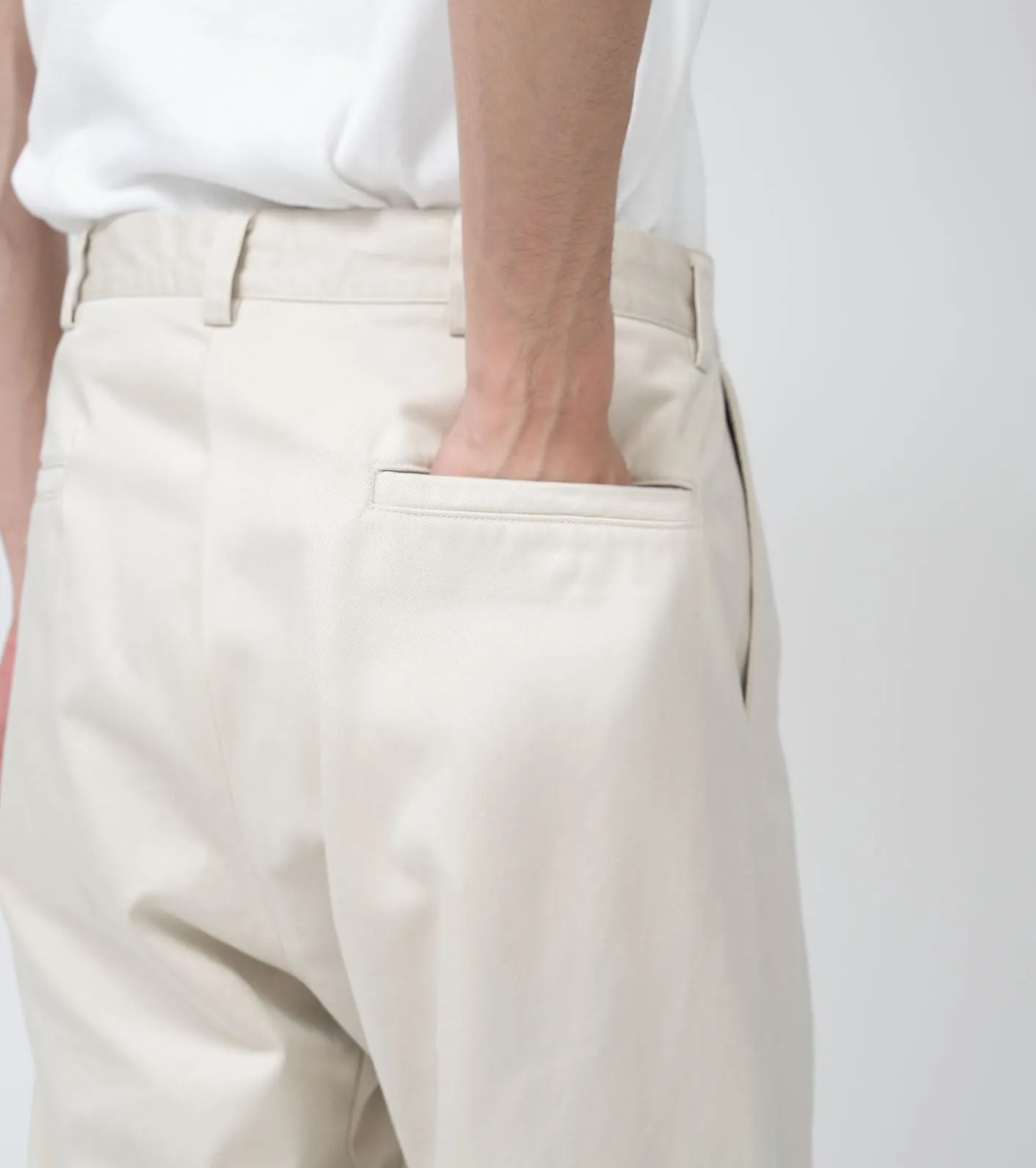 Wide Straight Chino Pants