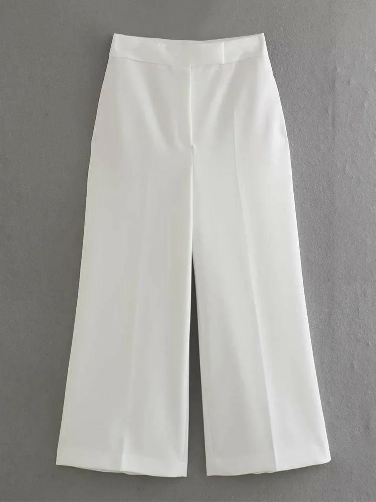 Women's 2 Piece Vest and Wide Leg Pants Set