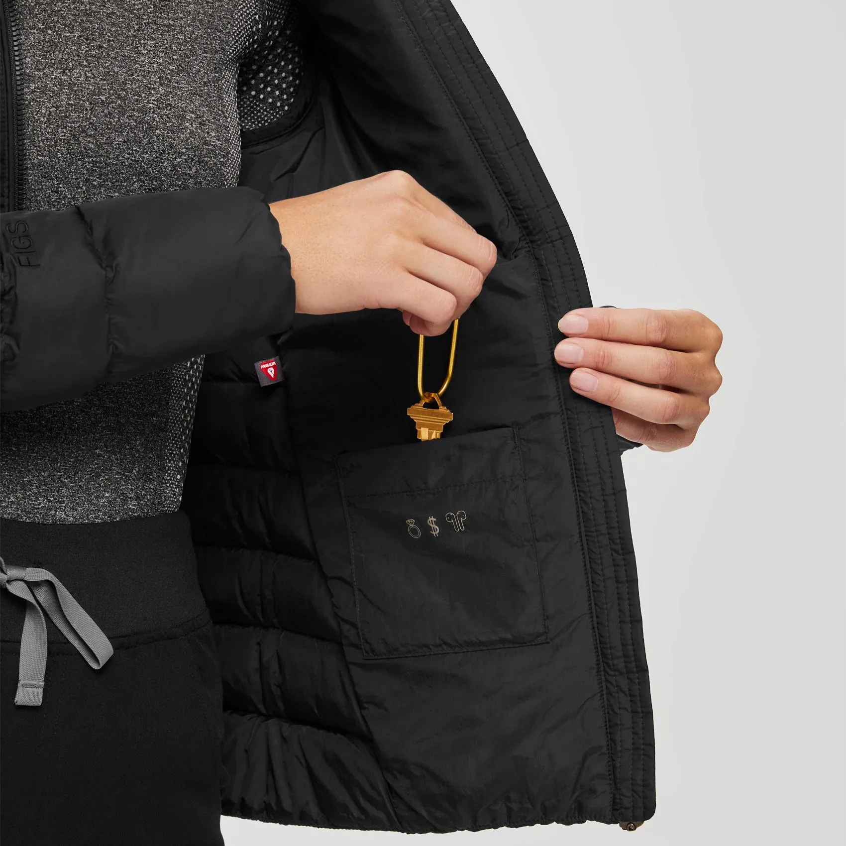 women's Black On-Shift™ Packable - Puffer Jacket