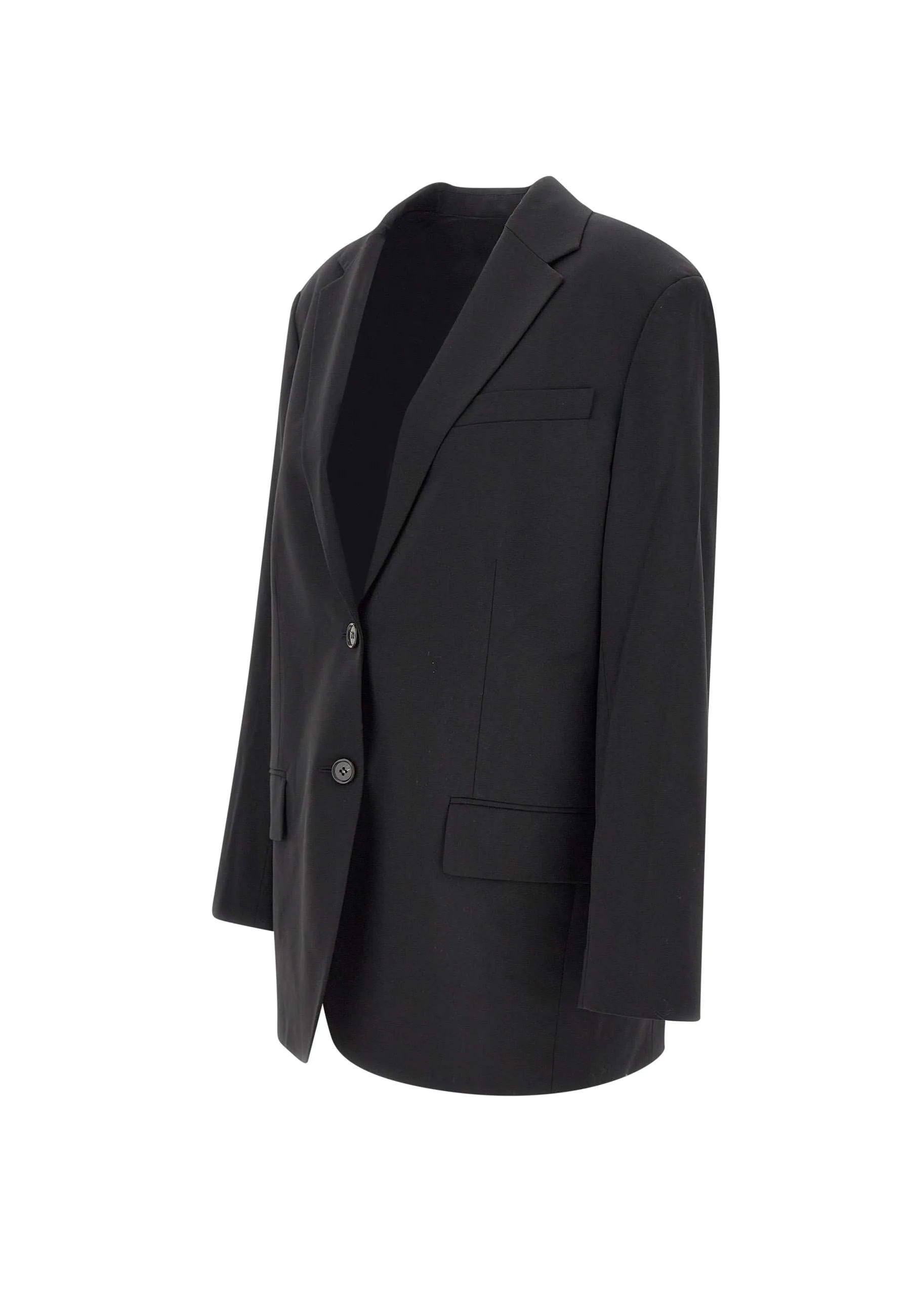 Women's Black Wool Blazer