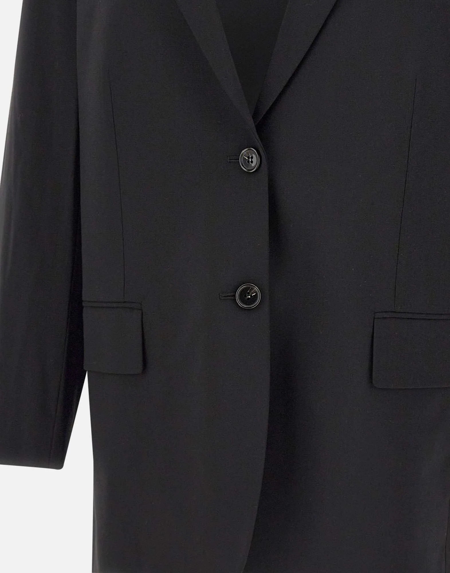 Women's Black Wool Blazer