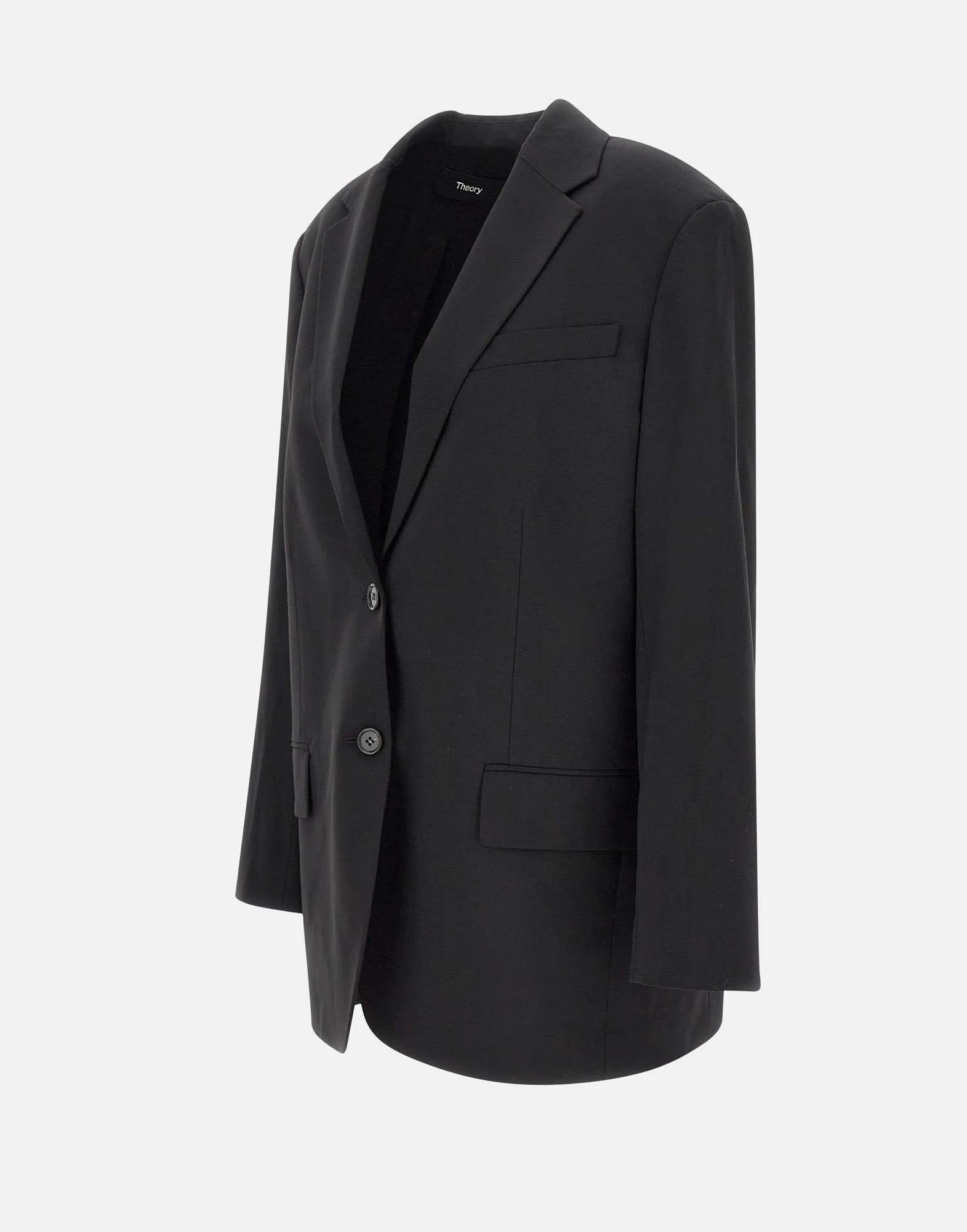 Women's Black Wool Blazer