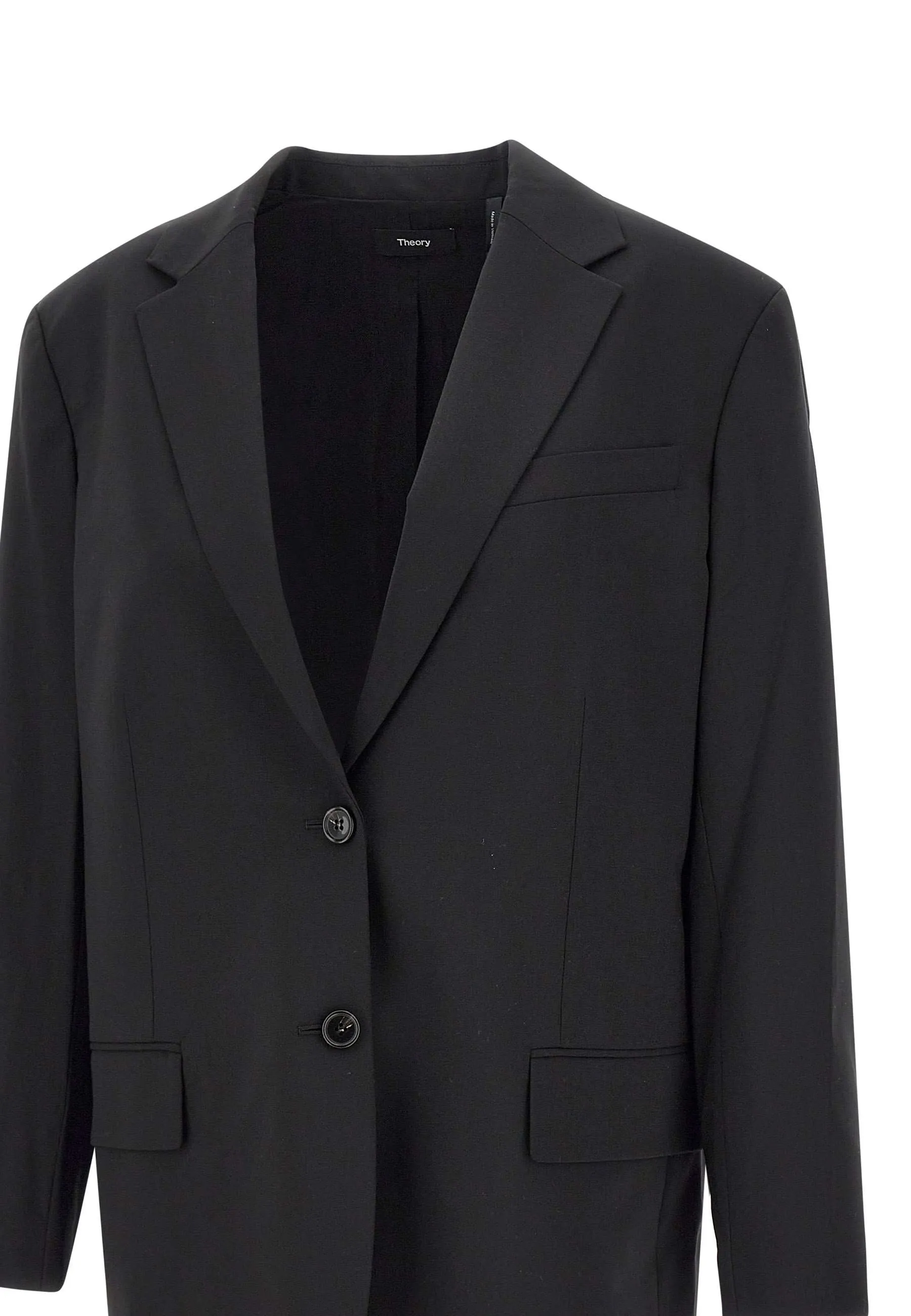 Women's Black Wool Blazer