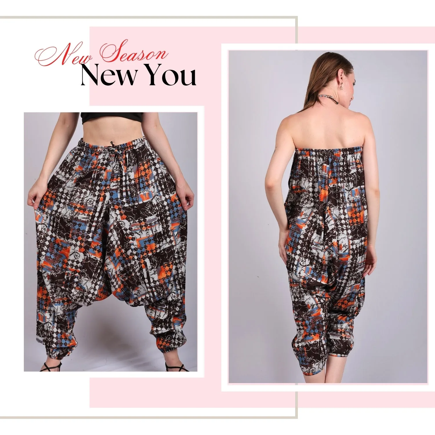 Women's Boho Harem Pants – Comfy And Beach Wear