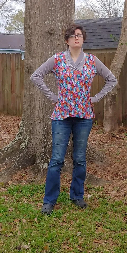Women's Carolyn Shawl Collar Sweater Pullover sewing pattern XS-XXXL
