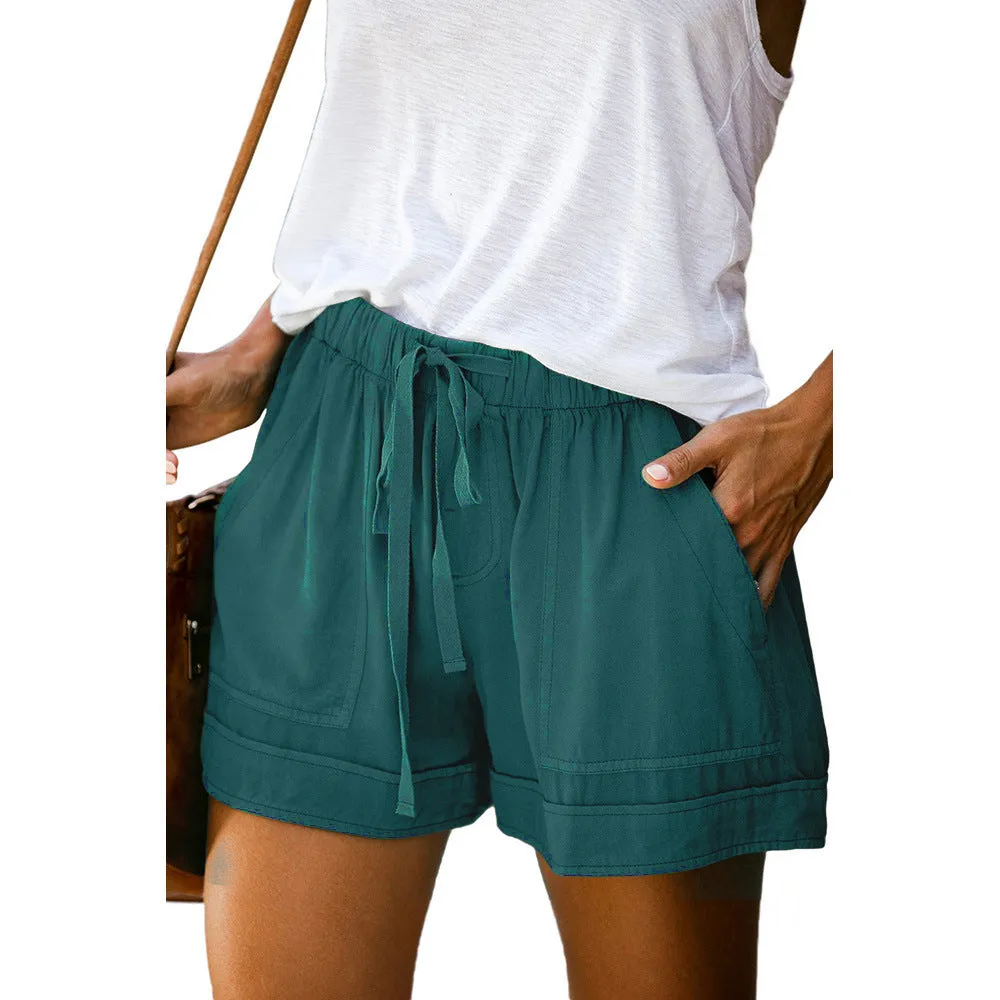 Women's Casual Wide Leg Loose Summer High Shorts
