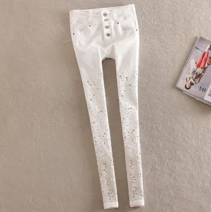 Women's Cotton High-Waist Pants | Plus Size