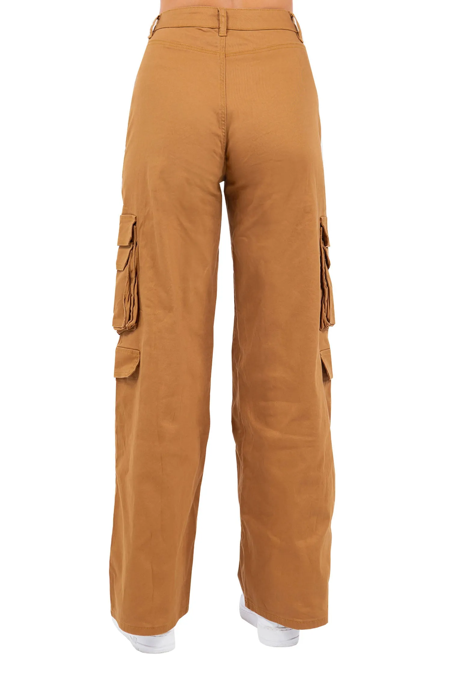 Women's Essential High Waist Multi Pocket Cargo Pants