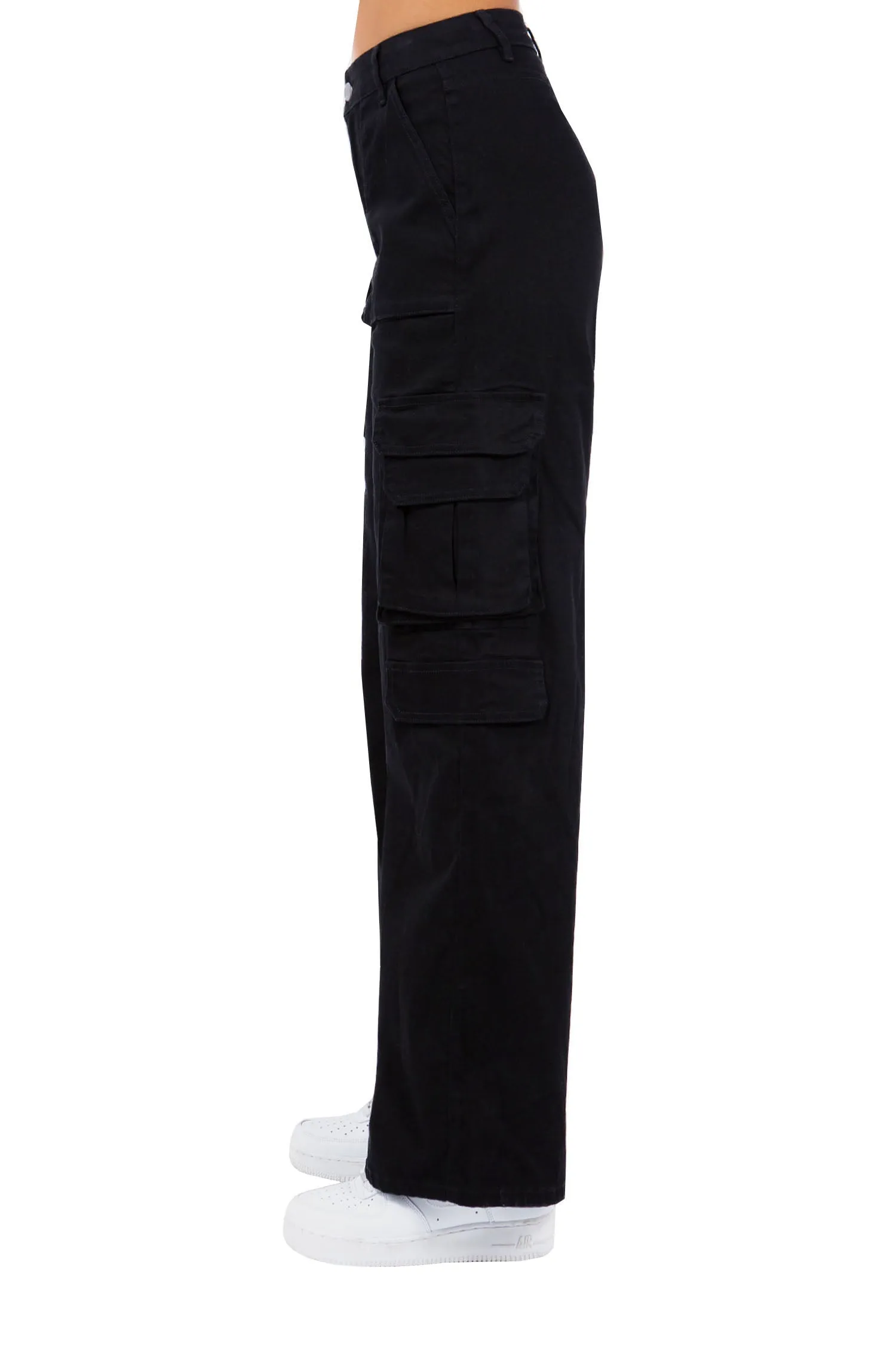 Women's Essential High Waist Multi Pocket Cargo Pants