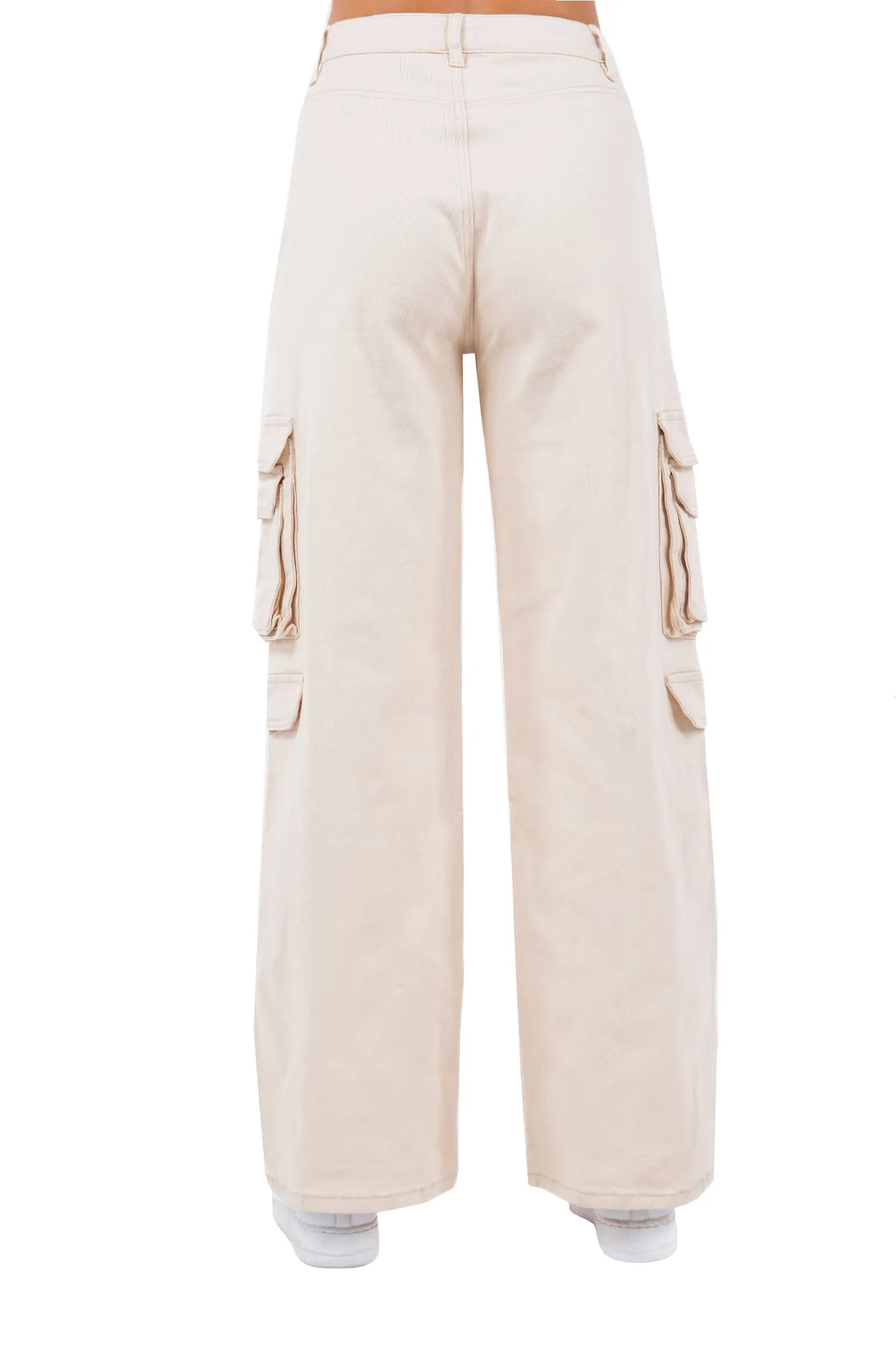Women's Essential High Waist Multi Pocket Cargo Pants