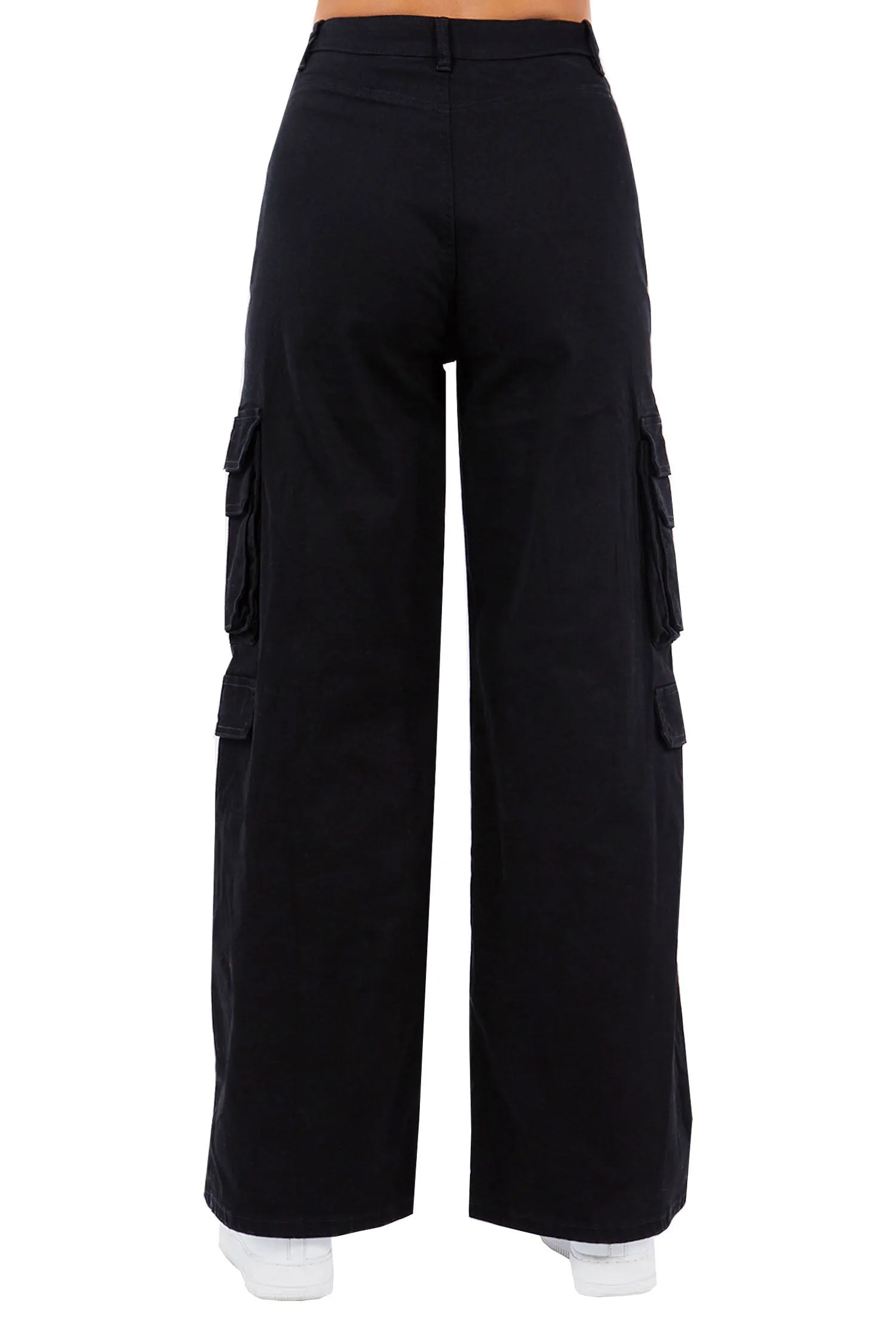 Women's Essential High Waist Multi Pocket Cargo Pants