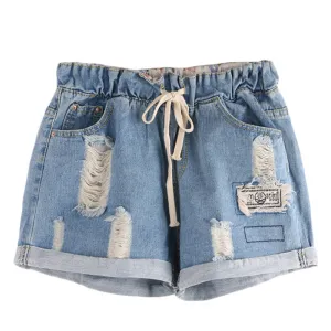 Women's Fashion Summer Ripped Shorts