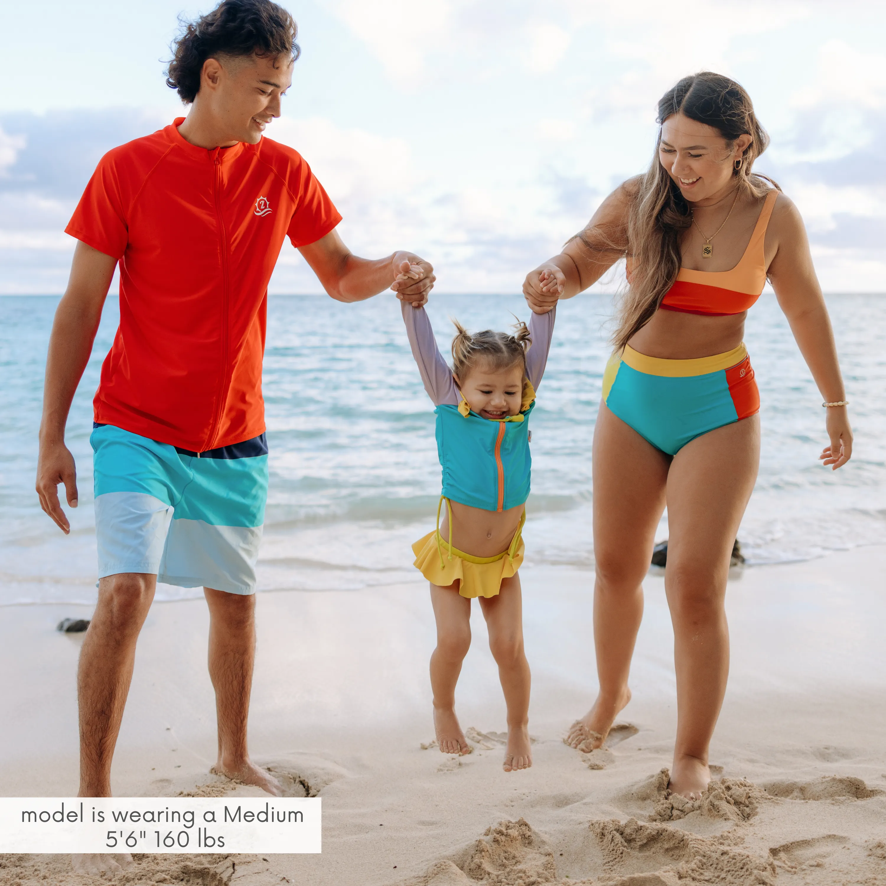 Women's High Waist Bikini Bottoms | "Color Pop"