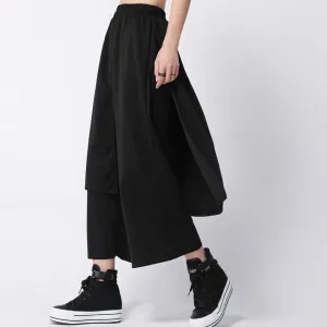Women's High-Waist Elastic Loose Pants