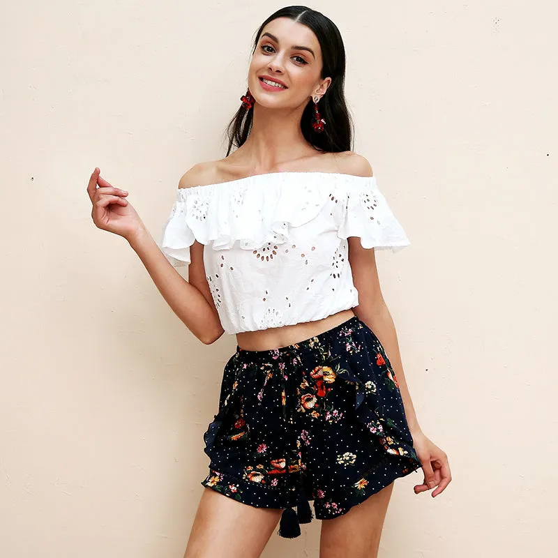 Women's Mini Shorts With Print
