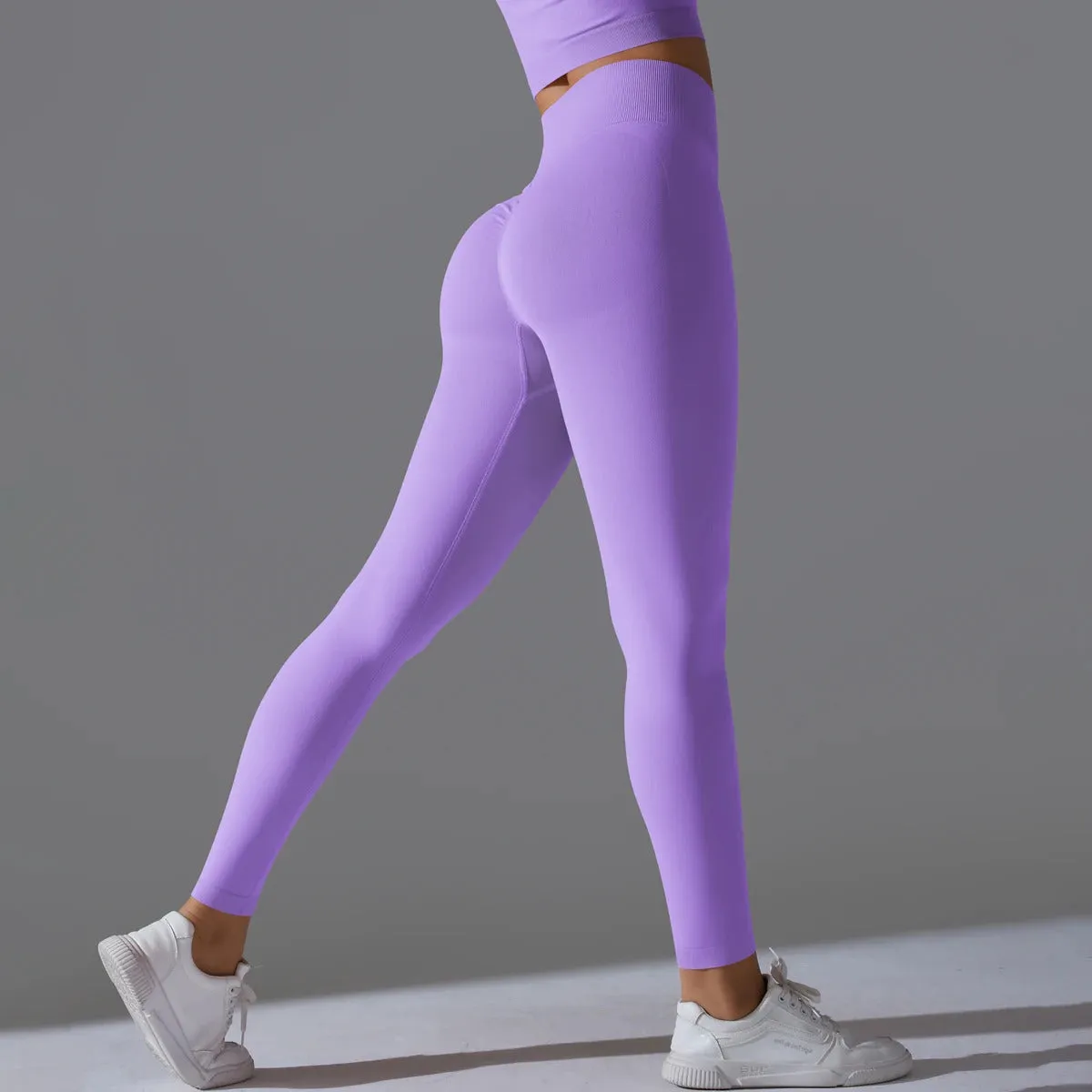 Women's Seamless Yoga Leggings Sexy High Waist Tummy Control Scrunch Butt Lifting GYM Workout Pants Outdoor Sports Fitness