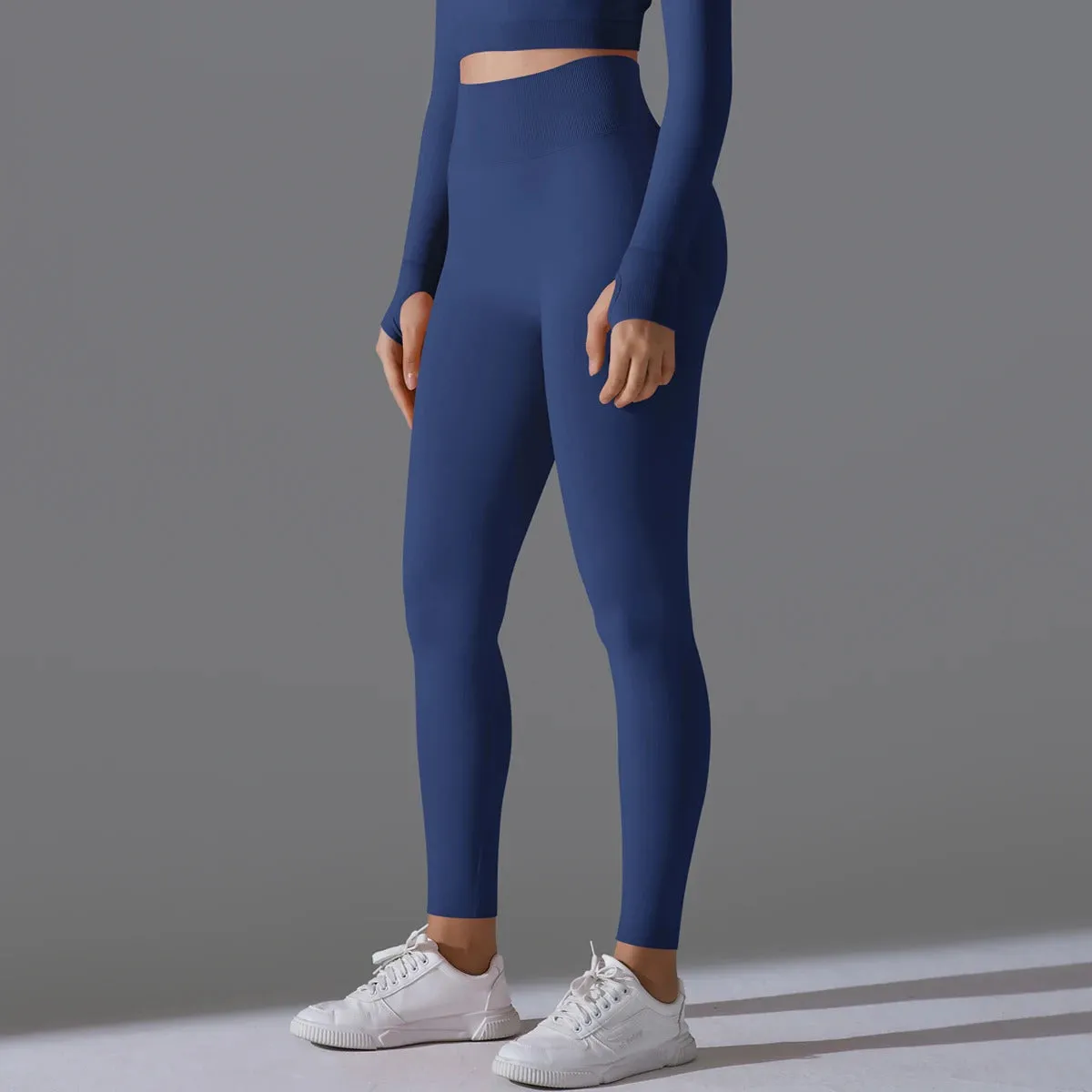 Women's Seamless Yoga Leggings Sexy High Waist Tummy Control Scrunch Butt Lifting GYM Workout Pants Outdoor Sports Fitness
