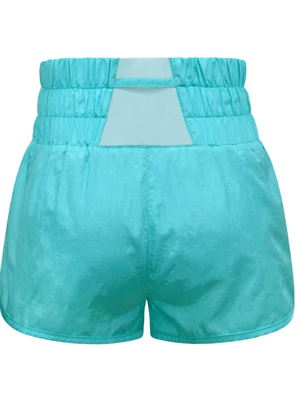 Women's Smocked Waistband Workout Shorts