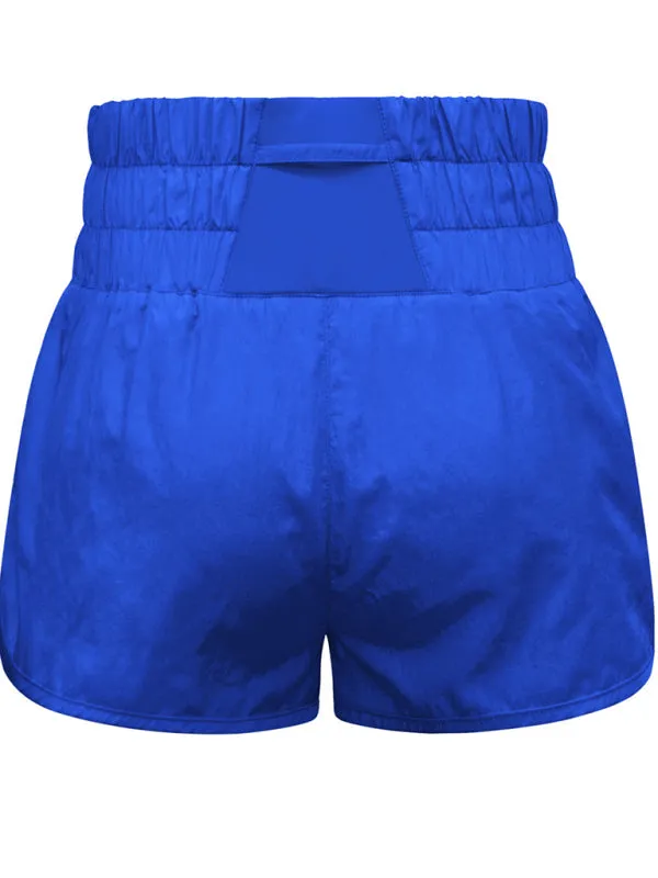Women's Smocked Waistband Workout Shorts