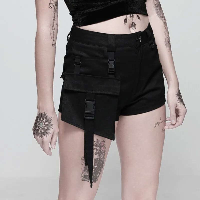 Women's Summer Casual High Waist Shorts With Pockets