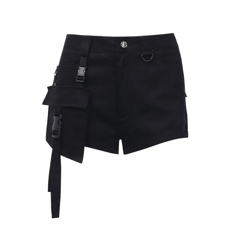 Women's Summer Casual High Waist Shorts With Pockets
