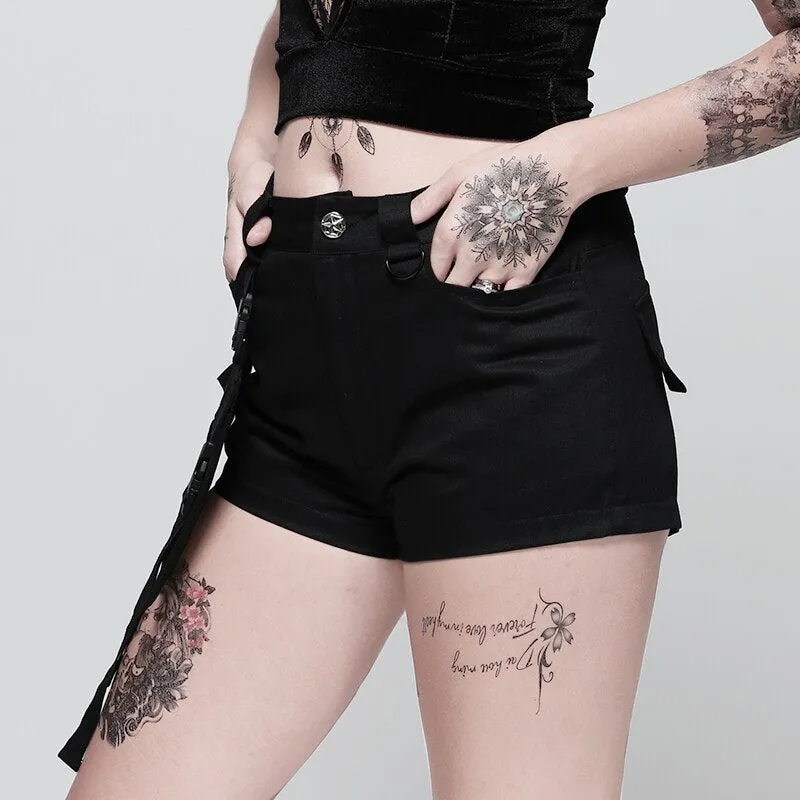 Women's Summer Casual High Waist Shorts With Pockets