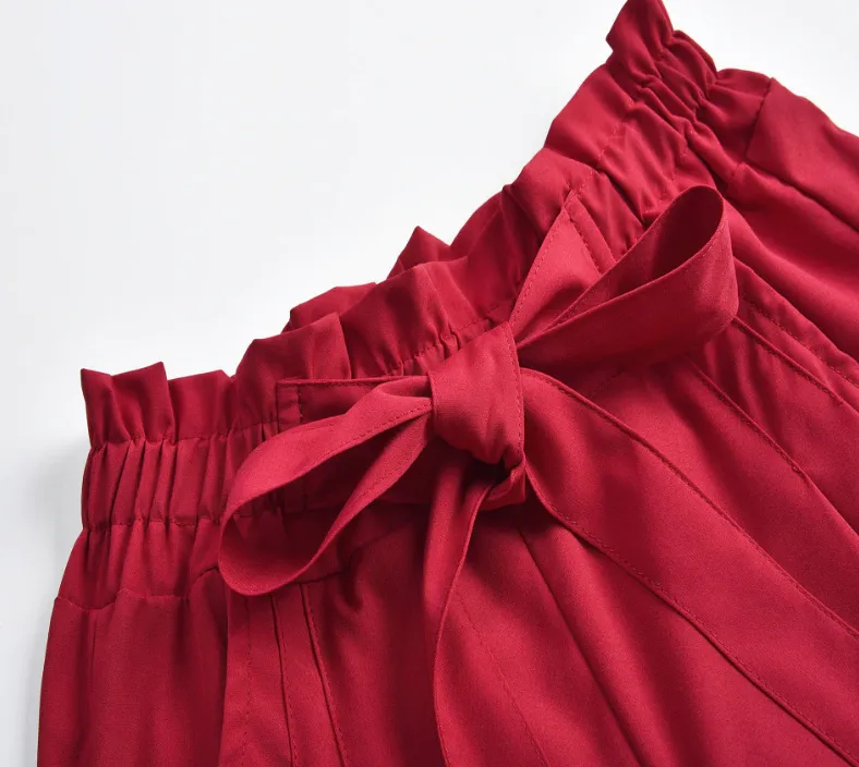 Women's Summer High Waist Bandage Shorts