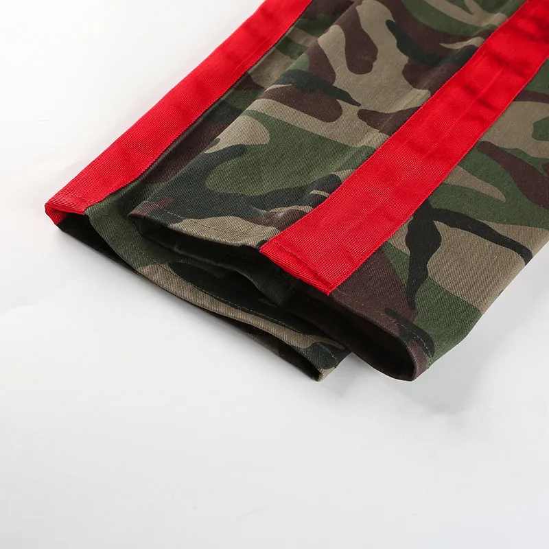 Women's Summer High Waist Camouflage Pants