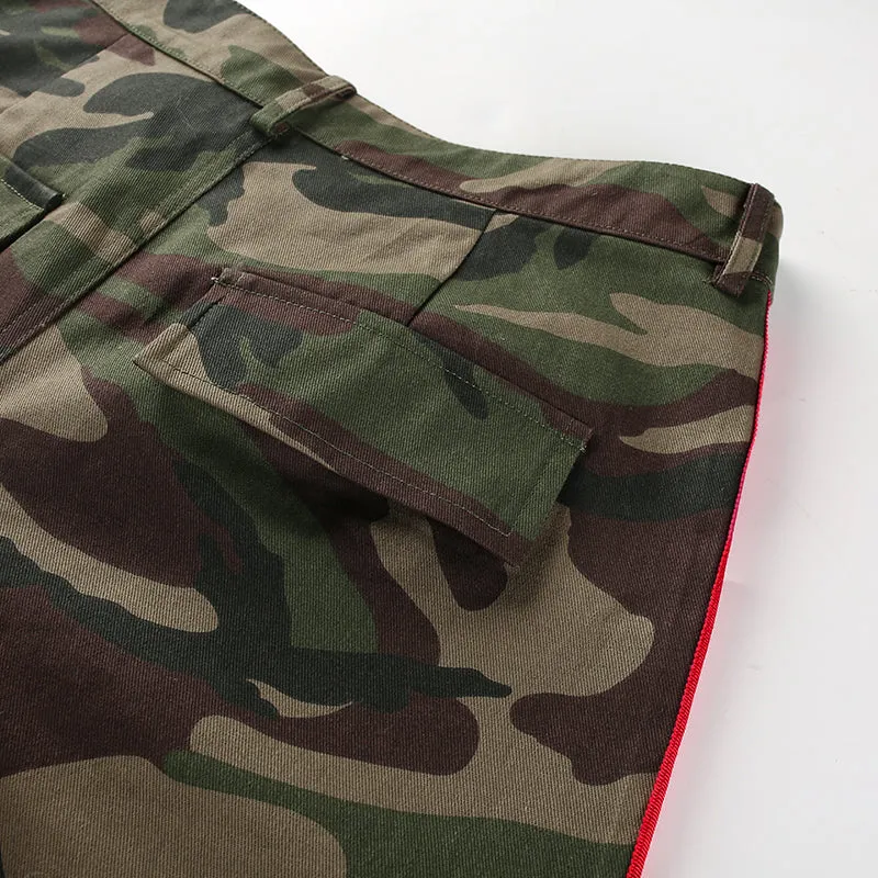 Women's Summer High Waist Camouflage Pants