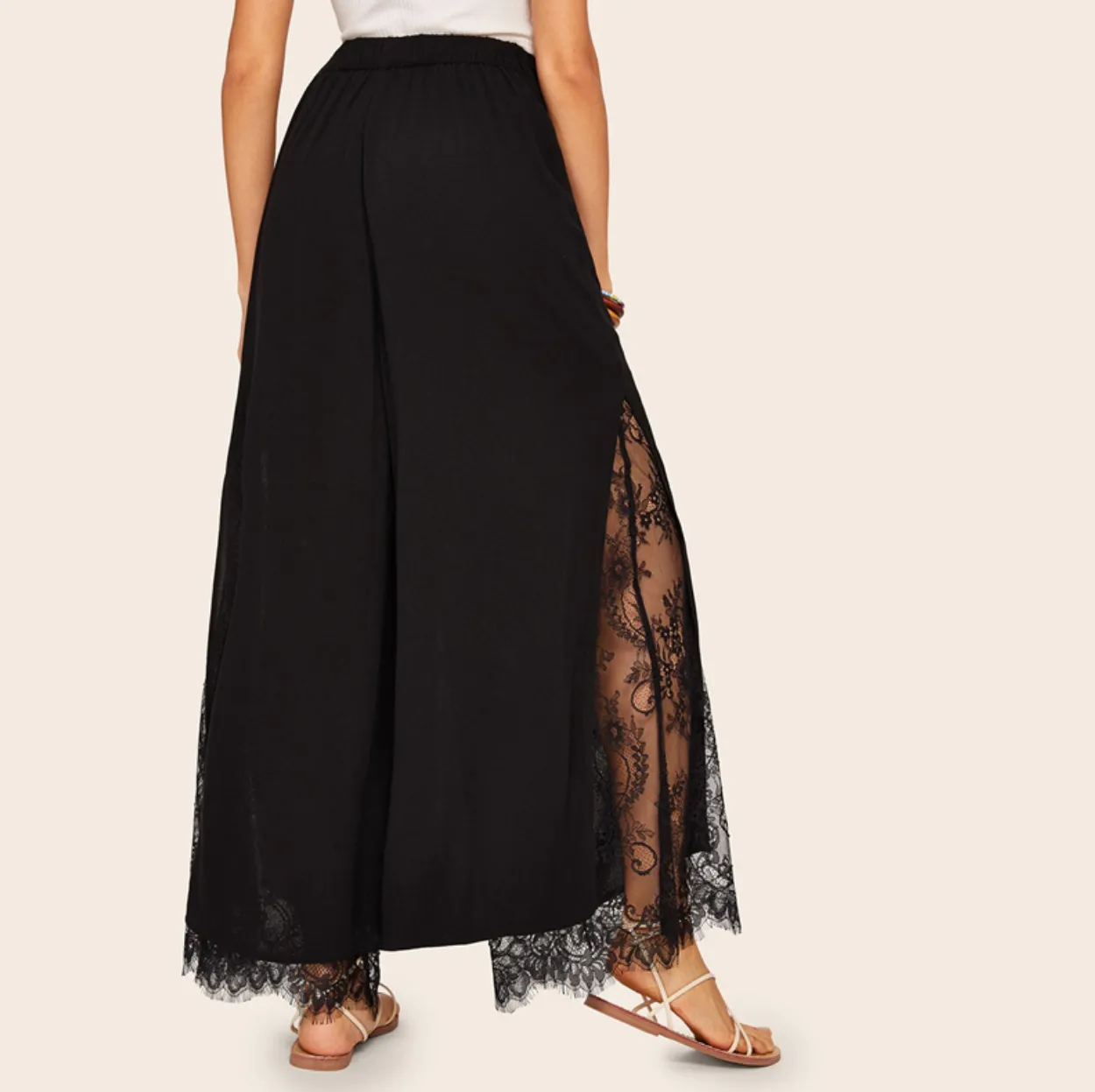 Women's Summer Lace High-Waist Pants
