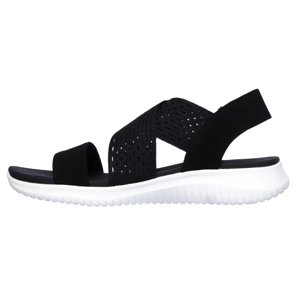 Women's Ultra Flex Neon Star sandal (Black)