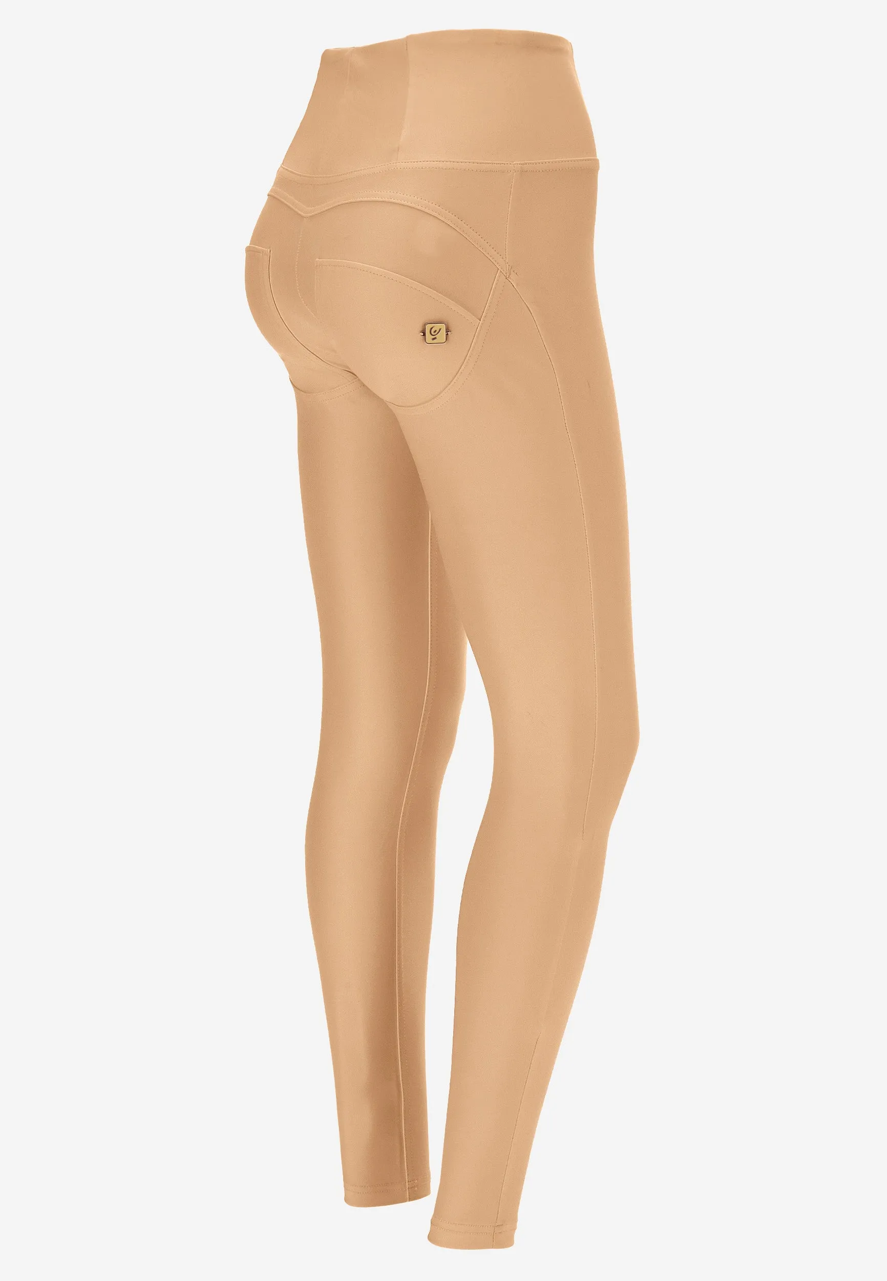 (WRUP2HC006PREC-M44) Leather Look WR.UP® met Hoge Taille en Rits Sluiting