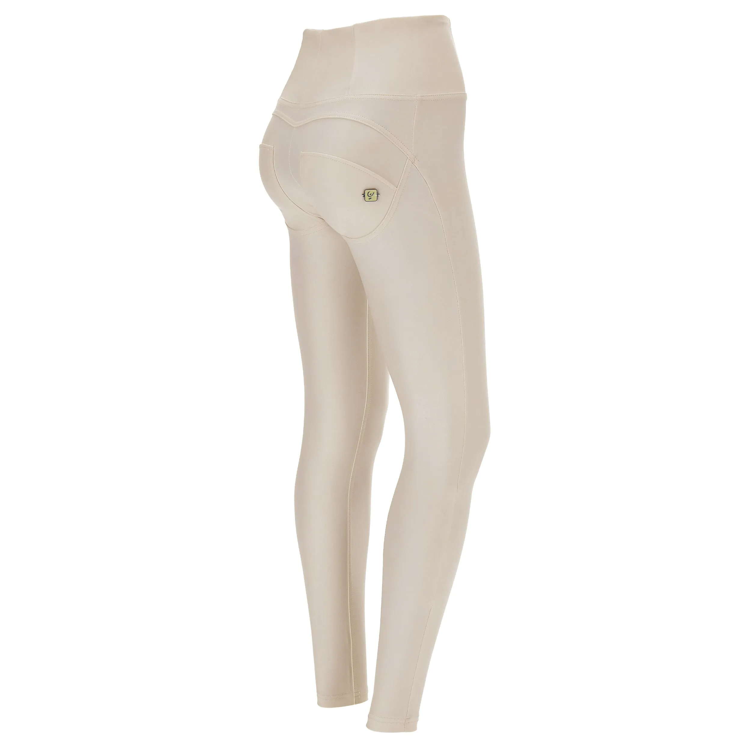 (WRUP2HC006PREC-Z102) Leather Look WR.UP® met Hoge Taille en Rits Sluiting