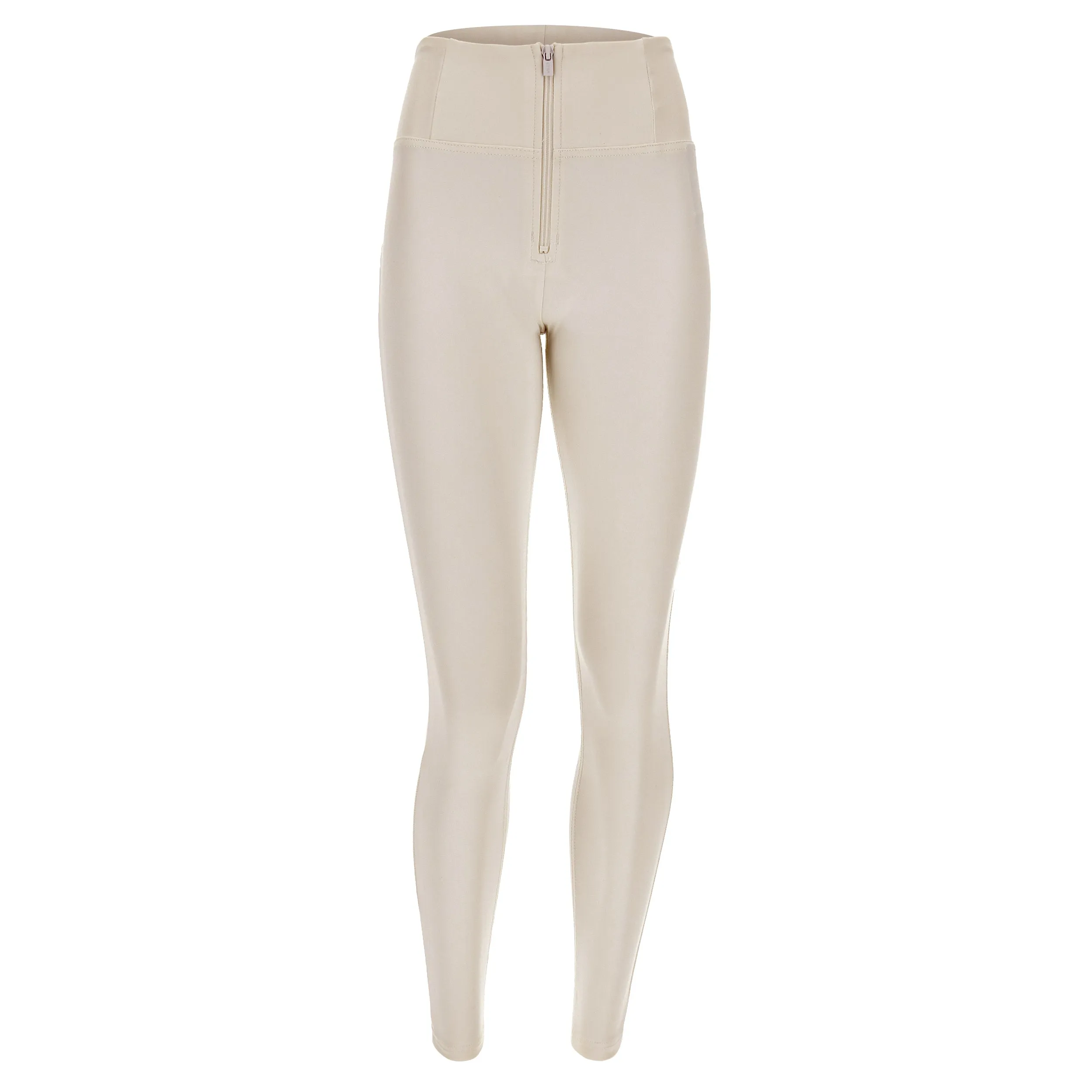(WRUP2HC006PREC-Z102) Leather Look WR.UP® met Hoge Taille en Rits Sluiting