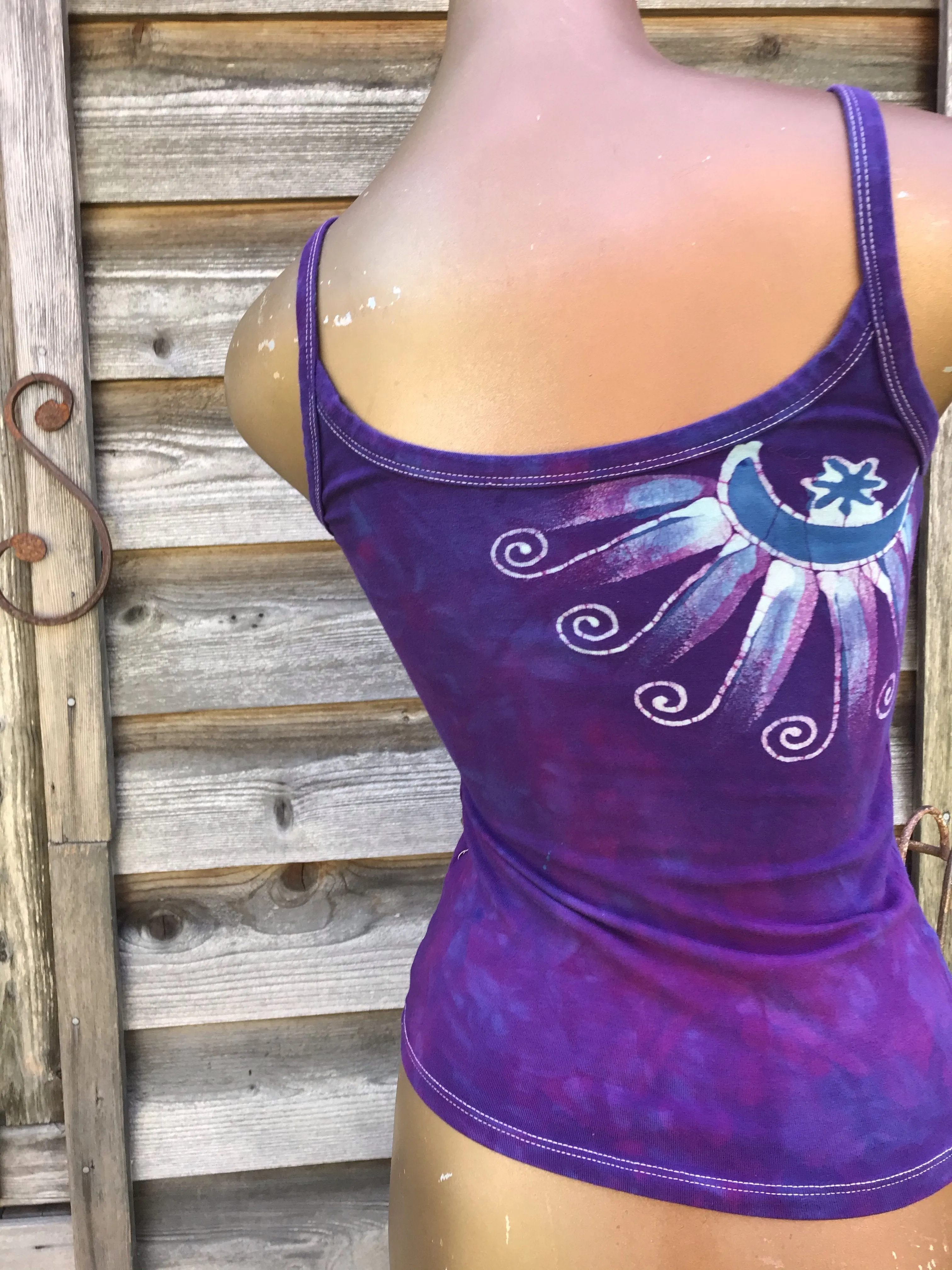 Yoga Sunburst Batikwalla Tank Top - Size Small